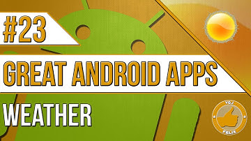 Tablet Android Apps: #23 Weather - Nexus 7