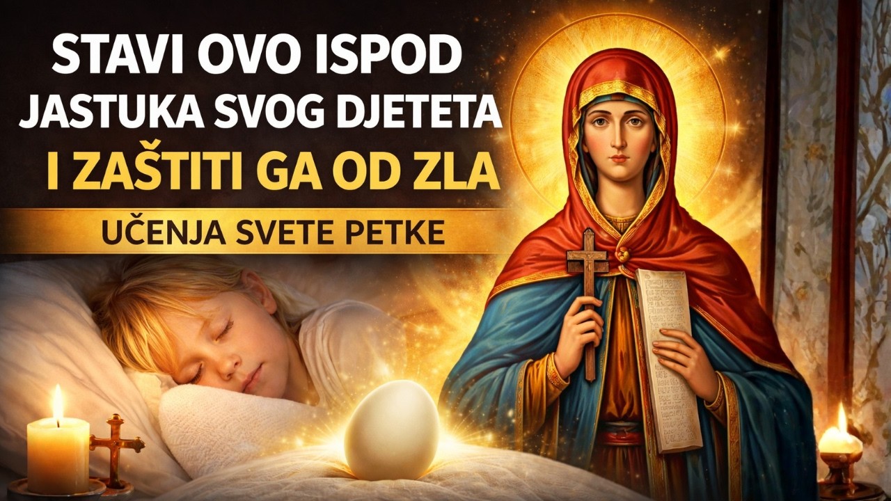 🕯️ Stavi ovo ispod jastuka svog djeteta i zaštiti ga od zla – učenja Svete Petke