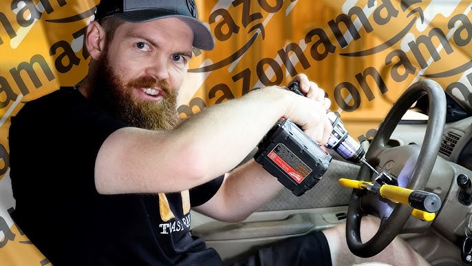 GADLANE Retractable Car Van Steering Wheel Lock Security Anti-Theft With  Hammer