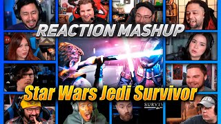 Star Wars Jedi: Survivor Reveal Trailer Reaction Mashup