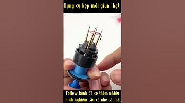 dụng cụ kẹp mồi trùng giun, hạt cực kỳ đơn giản, hiệu quả