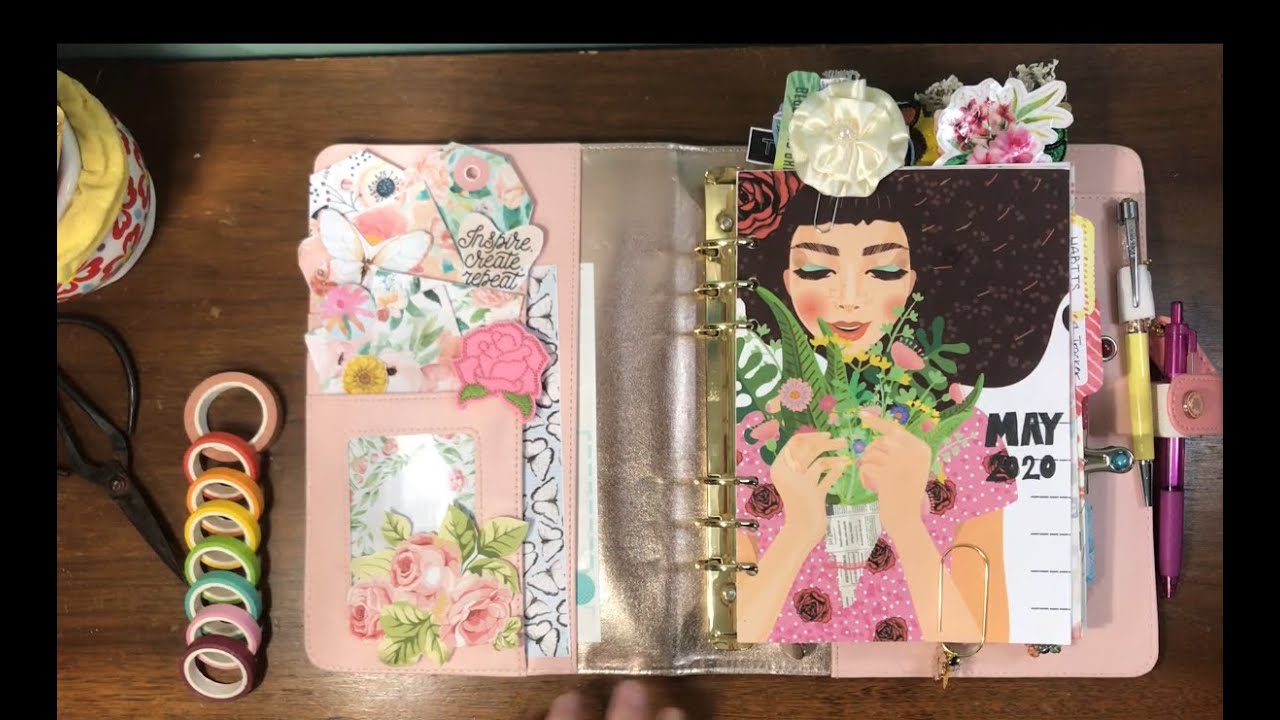 May 2020 Planner Set Up using Free Printables - YouTube