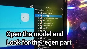How to group a regen button to a model in studio