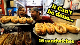 America's Pie Sandwich Challenge DOUBLED! | MANVFOOD | MOLLY SCHUYLER