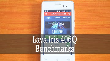 Lava Iris 406Q Benchmarks (and Comparison with Moto E)