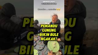 Pemandu Gunung Bikin Bule Ngakak reaksibule bule shorts
