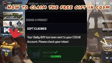 How to get free gift in codm with discounted CP