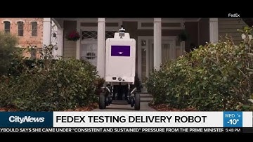 FedEx testing delivery robot