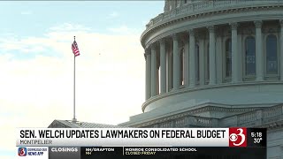 Welch warns Vermont lawmakers of federal budget cuts