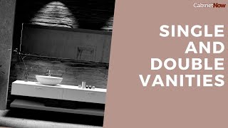 Single and Double Vanities | CabinetNow