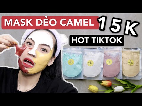 [REVIEW] Mask dẻo CAMEL HOT TikTok SIÊU RẺ 15K !!! Vàng 24K, DNA cá hồi ???