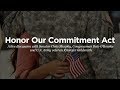 Honor Our Commitment Act Livestream