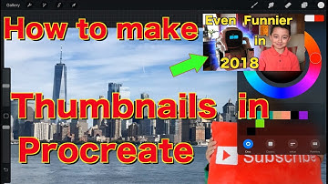 Procreate Full Tutorial , How to make thumbnails in Procreate, Procreate layers tutorial , iOS apps