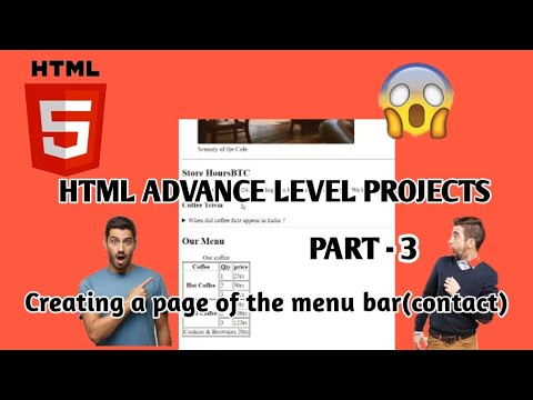 Creating website using only HTML | Part-3 | Beginners to advanced level ...