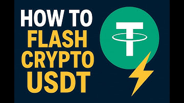 How To Flash USDT Crypto INSTANTLY