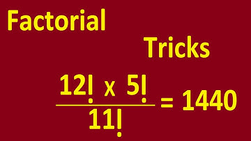 Factorial Tricks || Maths is Fun