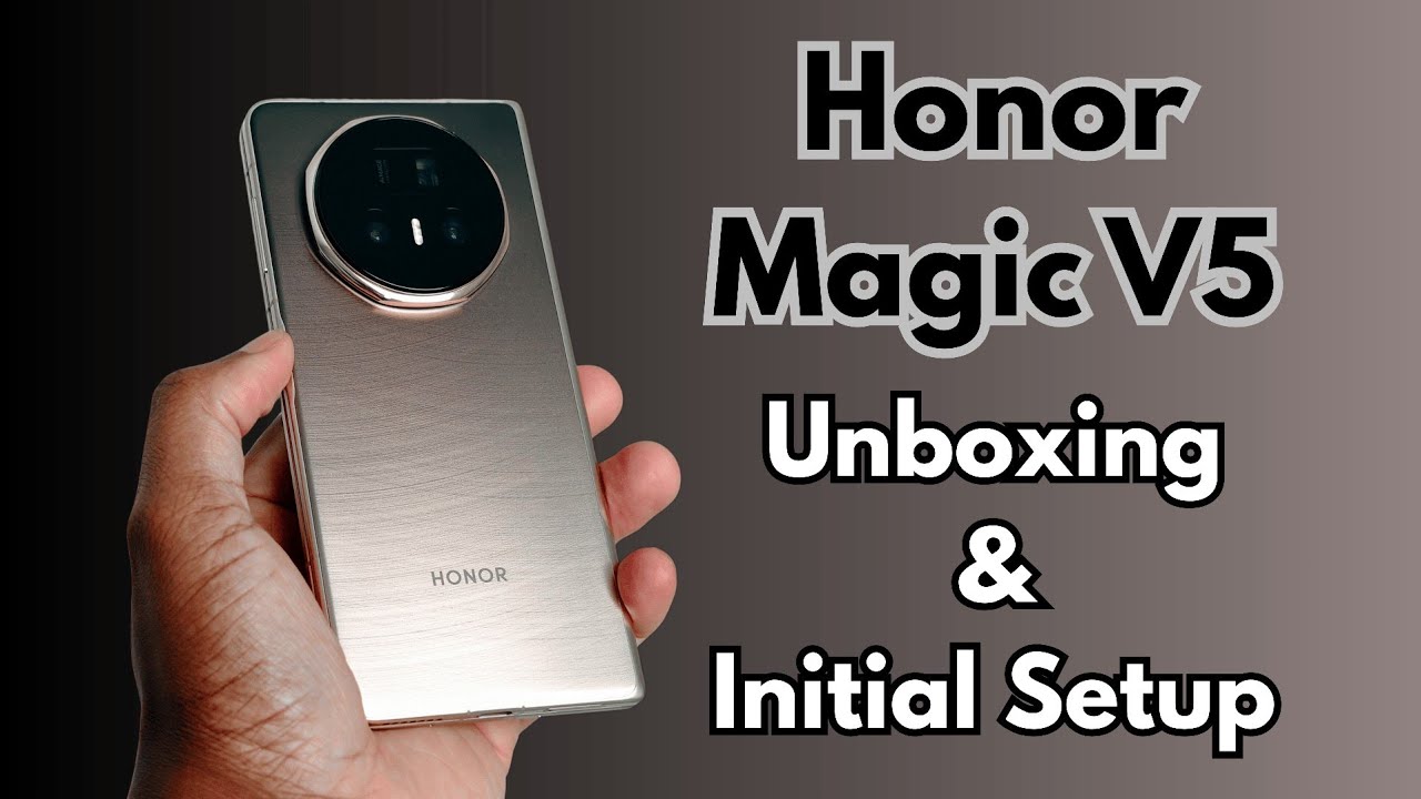 Honor Magic V5: Распаковка... Я немного взволнован! 😁