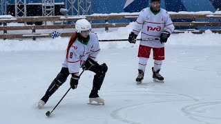 АЛЕКСАНДРА ТРУСОВА открыла каток «Локо-Лёд» 15.12.23