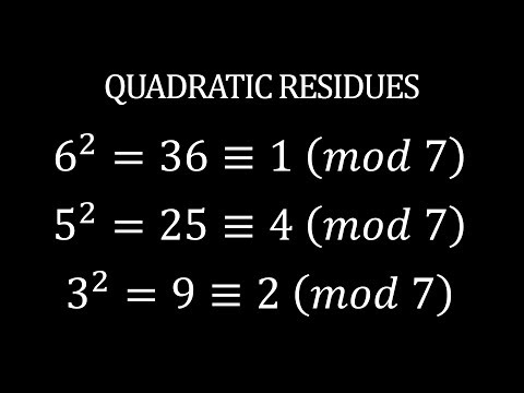 (Quadratic Residues) -