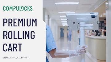 Compulocks Premium Rolling Cart | Flexible, Secure, and Built for Your Tablet