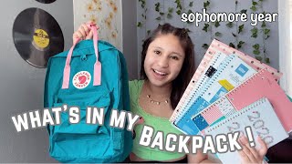 WHAT’S IN MY BACKPACK 2020 + school supplies haul * sophomore year *