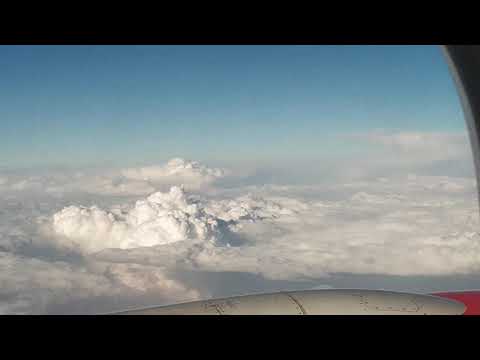 airplane flying in the sky #amazing_video #clouds sky @prathanaanddarshan