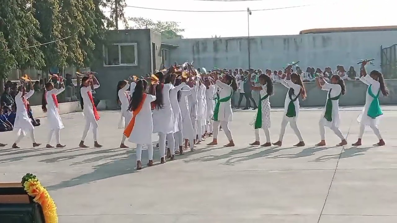 independence day Lezim dance @ Imperial School