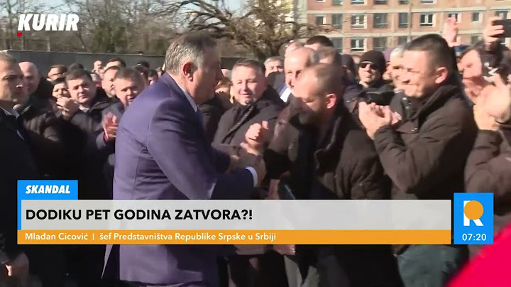 SKANDAL U BIH! Tužilac za Dodika traži ZATVOR i 10 godina zabrane političkog delovanja!