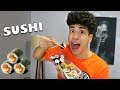 İLK DEFA SUSHİ YEDİK !!