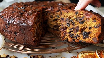 Christmas Cake Recipe - Easy Fruit Cake that