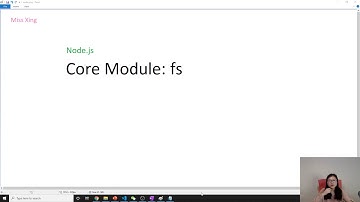 Node.js - Core Module fs: write file