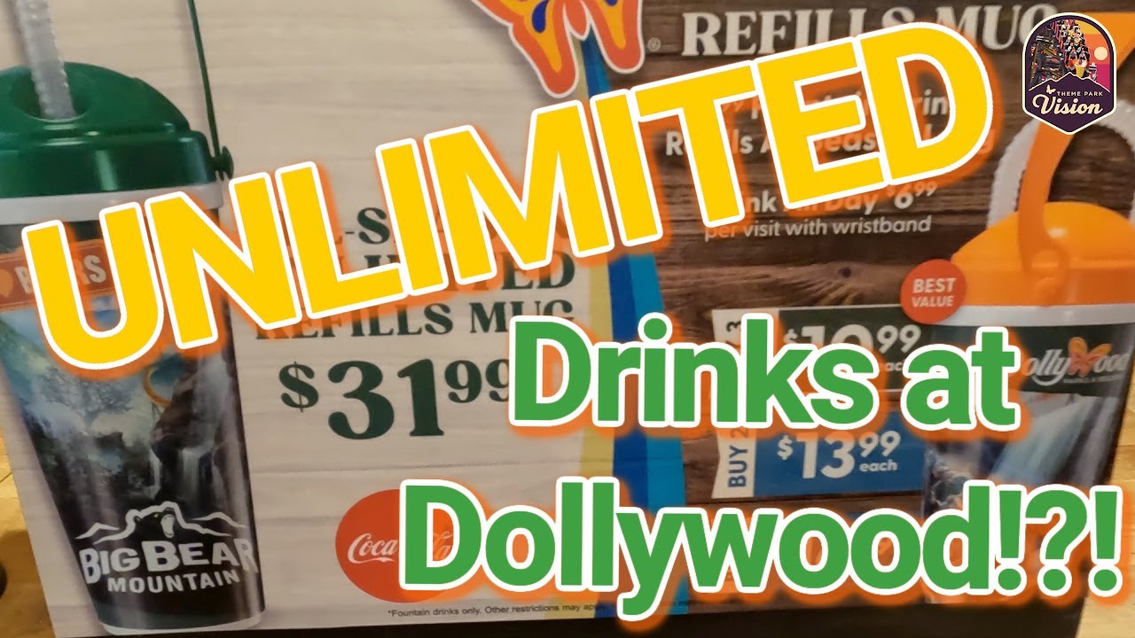 Unlimited Soda at Dollywood? 2023 Refillable Mugs! YouTube