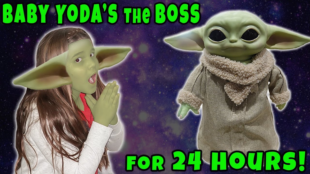 Baby Yoda In Control! Baby Yoda In Charge! Grogu Gets A Yes Day YouTube