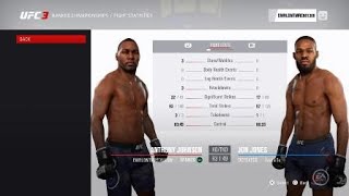 EA UFC 3 Ranked: Anthony Johnson (Oasis-of-Reason) -vs- Jon Jones (TestleTe/Martial Mind)