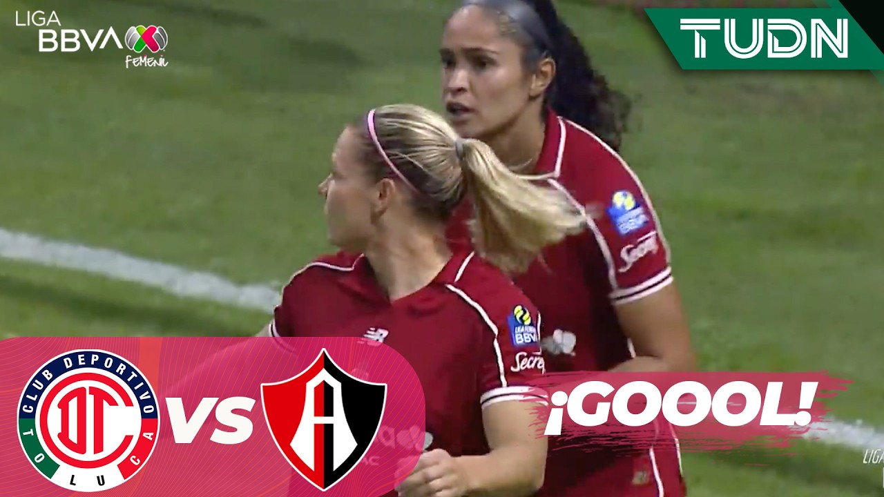 ¡GOL Y EMPATE! Le Sommer aprovecha | Toluca vs Atlas | Liga MX Femenil-Jornada 3 Apertura 2026 |TUDN