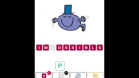 100 Pics Mr Men Level 91-100 Answers