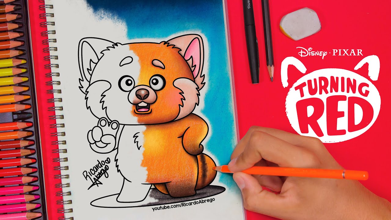 Cómo dibujar a la PANDA de TURNING RED - CLASES DE DIBUJO CON RICARDO -  thptnganamst.edu.vn