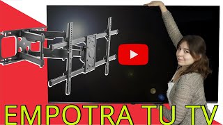 📺 Cómo EMPOTRAR TU TV / Pantalla en la Pared | Soporte Commercial Electric XD2476 | Sistema VESA