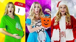 I Celebrated EVERY Holiday in 24 HOURS! - Challenge