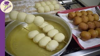 دوناتس سريع في 10 دقائق بدون بيض رووووعه هش وطعمه تحفة علي الطريقه الاوزبكيه 😂😂