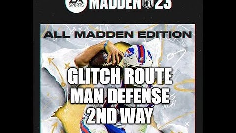 Madden 23 Glitches Cheats and Tips - Man Glitch Route - Man Blitz - 2nd Way