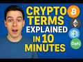 Crypto Terms in 10 Minutes 🪙 Simple & Clear