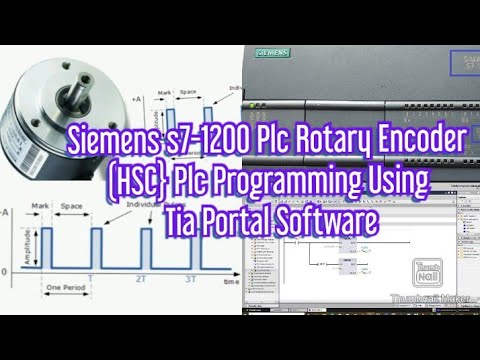 Siemens s7-1200 Plc Rotary Encoder(HSC} Plc Programming Using Tia Portal Software