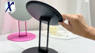 Flat-folds in seconds The must-have Minimalist Dual-Hinge Makeup Mirror for your brand