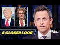 Watch Seth Meyers reel off the massive list of evidence in the Trump impeachment saga (so far)