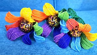 Цветик -Семицветик из бисера Анонс  от Koshka2015 - Beaded flowers, цветы из бисера, МК