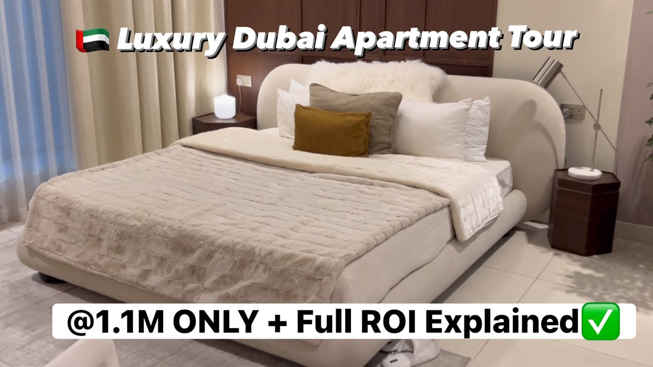 Is This the Best 1BR Investment in Dubai at 1.1M AED? FULL Property Tour + ROI Breakdown
