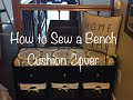 How to Sew a Bench/Box Cushion Cover