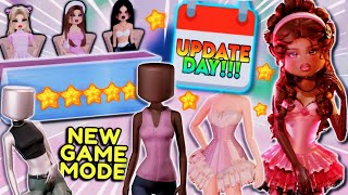 DRESS TO IMPRESS UPDATE DAY! NEW ITEMS, GAME MODE, VIP REVAMP, AND MORE TODAY! | ROBLOX LIVE