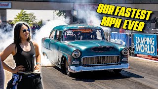 Racing 6 Second Street Cars at NHRA National Event!  Peak Street Car Shoot Out Day 1